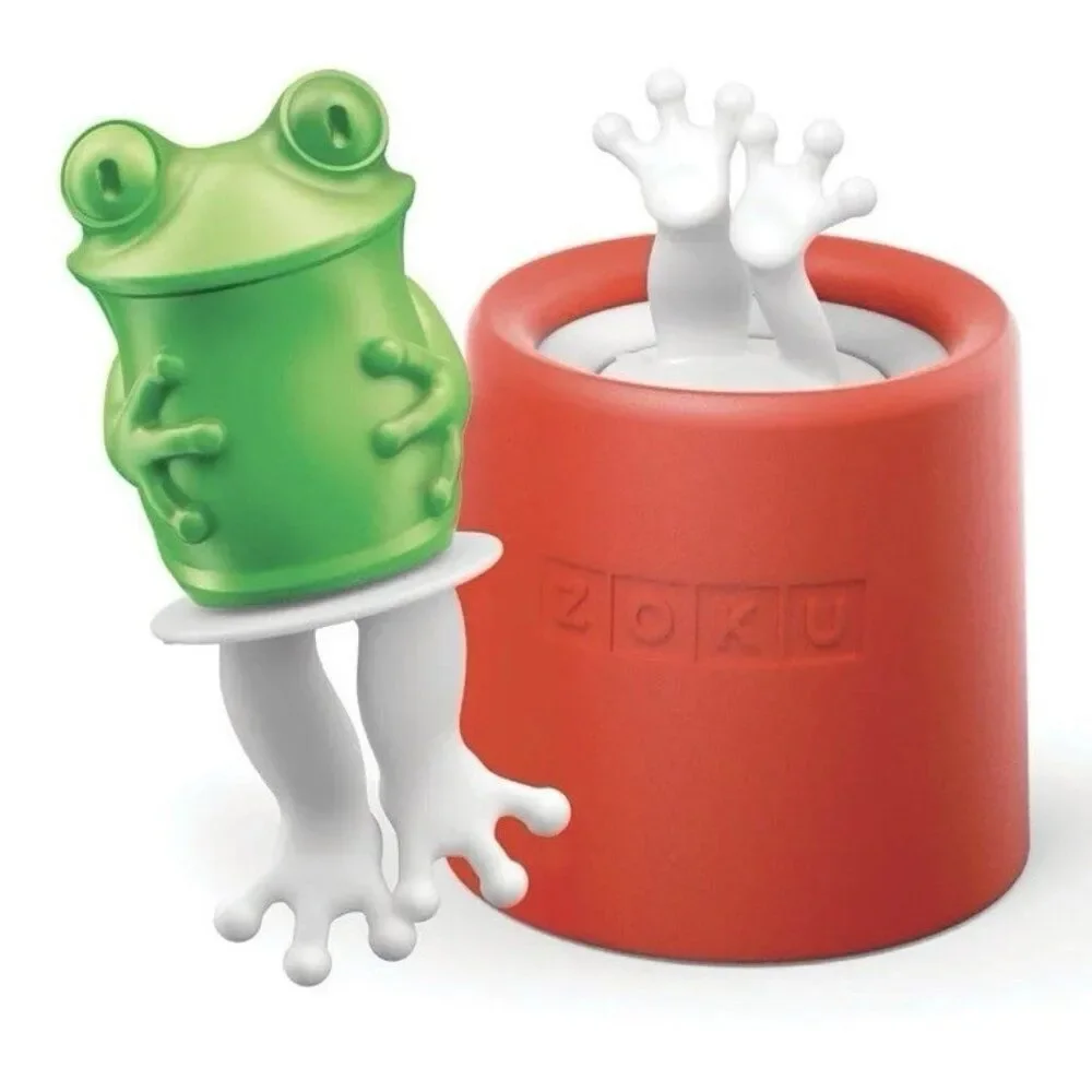Set of 3 ZOKU Individual Character Ice Pop Popsicle Molds Bunny Frog Owl